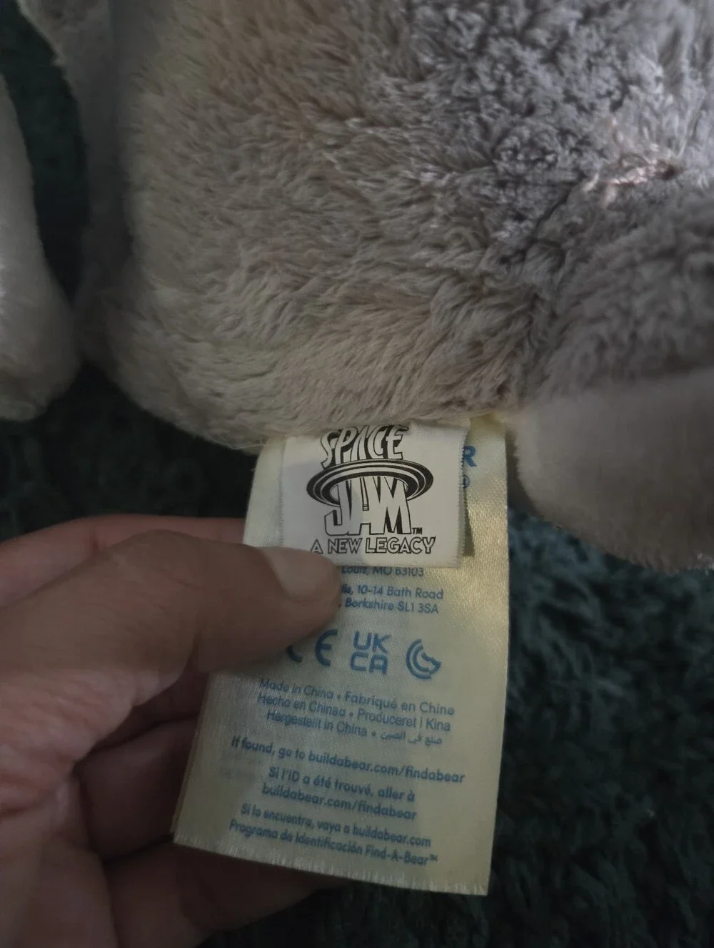 Space Jam Build A Bear Bugs Bunny Plush